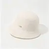 Nuevo sombrero de pescador de lana para otoño e invierno para mujer, versión coreana, versátil, adelgazante, cálido, moderno, sombrero estilo Chanel
