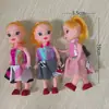 Bicicleta Ensamblada Ciclismo Princesita Niña Casa de Juego Juguete Muñeca Artificial de Vestir Decoración de Escena Arreglo