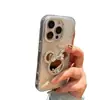 Espejo con Cabeza de Mickey de Diamantes Adecuado para Teléfono Móvil Apple 17Promax Iphone16Pro Funda para Teléfono con Diamantes Tachonada de Estrellas