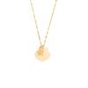 [Ice Meng] Colgante de tortuga y estrella de mar de concha natural, collar de acero inoxidable, joyería europea y americana nueva N1403