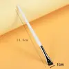 Pincel para delineador de ojos de punta fina pincel recto para cejas lápiz de delineador de ojos de cabeza plana delineador de ojos en crema portátil pincel de maquillaje herramienta de belleza