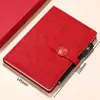 Caja de Regalo para Cuaderno de Negocios con Hebilla de Plástico, Recuerdo, Bloc de Notas para Registro de Trabajo de Oficina, Logo Impreso, Juego de Caja de Regalo Sencilla