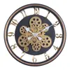 Reloj de Pared Retro con Engranajes Huecos Restaurante Pared Decoraciones de Pared Reloj de Engranajes Estéreo Personalizado Venta al por Mayor