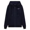 Sudadera para Hombre Primavera y Otoño Cardigan con Cremallera Corte Holgado Chaqueta con Bolsillo Forrada de Felpa Sudadera de Color Sólido para Hombres Jóvenes