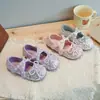 Zapatos de Piel 2026 Primavera Nuevas Llegadas Zapatos Individuales para Niños Suela Suave Zapatos para Niña Pegatina Mágica Zapatos para Niños Zapatos de Princesa Niñas Otoño