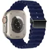 Para Apple Watch Ultra 2 Pulseira Marinha iWatch 9 Apple S10 Watch S9 Silicone 10 Novo S8