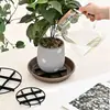 Malla base redonda para maceta, anti-fugas de tierra, almohadilla de drenaje transpirable, tapete base para maceta, accesorios de jardinería, venta al por mayor desde el fabricante