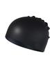 Gorro de natación de silicona impermeable cómodo para entrenamiento protección para los oídos no aprieta el cabello alta elasticidad color sólido hombres y mujeres gorro de ducha para nadar