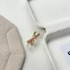 Pulsera Abierta de Personalidad Europea y Americana con Circonita de Colores Estilo Celebridad de Internet Ins Sensación de Alta Gama Pulsera de Goteo de Aceite Joyería de Mano de Moda