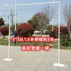 Novos Adereços de Casamento Suporte de Fundo em Ferro Haste Telescópica Enfeites de Casamento Decoração Suporte de Arco Dourado Decoração