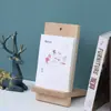 Base de postal de madera soporte de escritorio para notas mensajes soporte para fotos soporte para tarjetas soporte para tarjetas de escritorio base de calendario