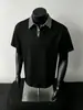 Fabricante Directo Camisa Polo de Manga Corta Falsa de Dos Piezas con Estampado de Espiga para Hombres y Mujeres, Camiseta de Verano Estilo Americano con Cuello de Camisa a Cuadros, Manga Media