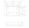 Al por mayor 115*85*35mm Caja Electrónica para Instrumentos de Exterior F8 Caja de Plástico Impermeable Caja de Conexiones