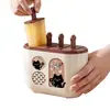 Molde para paletas y helados para uso doméstico, una herramienta genial para el verano para hacer helados caseros, paletas de hielo y bonitos moldes para cubitos de hielo