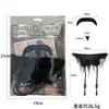 Decoração Pirata Roupa Fantasia Espelho Longe Tapa-olho Chapéu Fantasia Dividida Baile de Máscaras Halloween Festa Infantil