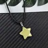 Colgante Estrella Pequeña Transfronterizo 20*6mm Colgante de Vidrio Accesorios para Joyería Accesorios para Collares DIY Estrella de Cinco Puntas Mayoreo