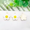 Venda Quente Transfronteiriça Liga de Esmalte Flor Colorida Girassol Acessórios de Joias DIY Colar Brincos Chaveiro Pingente
