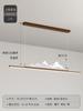 Nuevo Candelabro de Restaurante Chino Largo Grano de Madera Estilo Chino Zen Simple Bar Estudio Paisaje Lámparas de Mesa de Té para Salón de Té