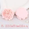 Accesorios para zapatos de agujeros DIY famosos en Internet flor de peonía rosa hebilla para zapatos haciendo funda para teléfono móvil accesorios de cuerda para horquilla