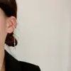 Pendientes de Lujo de Nicho con Borla de Estrella Clip para Oreja de Mujer Verano Clip para Oreja Sin Agujeros en las Orejas Pendientes Estilo Frío de Ins Sentido Avanzado