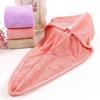 Coral Fleece Cabelo Secagem Chapéu Adulto Mulheres Triângulo Chapéu de Banho Espessado Absorvente de Água Confortável Suave Quick-Drying Cabelo Chapéu de Secagem
