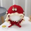 Gorro de Dibujos Animados para Bebé Versátil Otoño e Invierno Gorro de Punto Lindo Gorro de Lana Tejido Unisex para Bebé Cálido con Protección para las Orejas Súper Lindo