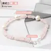 Pulsera Personalizada de Aguamarina Lujo Accesible Alta Gama Niñas con Cuentas Cuarzo Rosa Amatista Perla de Agua Dulce Natural Pulsera de Plata 925