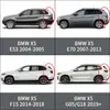 Adecuado para Deflector de Ventana Lateral para Lluvia y Sol Bmw X5 Bmw X5 E53 E70 G05 Visera para Ventana