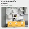Estante de pared con tablero perforado mejorado y engrosado para uso doméstico, sin taladro, para almacenamiento en dormitorio, cocina y baño