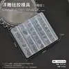 Libro Rojo Explosiones Manicura Molde de Relieve 3D Molde de Silicona Flor de Hielo Dibujos Animados Lazo Cinta Molde Estéreo DIY