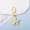 Chaveiro de Macaron Estrela do Mar Desenho Animado Miçangas Perler Charme de Bolsa Feito à Mão Acessórios de Joia DIY Chaveiro de Presente Fofo