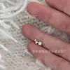 Exquisitos Aretes de Tres Estrellas Incrustados de Diamantes para Mujer, Estilo Japonés y Coreano, Gama Alta, Nicho, Elegantes, Modernos, Lujo Ligero, Sencillos y Únicos