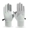 Luvas de Inverno para Homens, Forradas com Fleece, Compatíveis com Tela Sensível ao Toque, Antiderrapantes, à Prova de Frio, Adequadas para Andar de Bicicleta Elétrica, Dirigir, Ciclismo ao Ar Livre à Prova d'Água, Luvas Quentes para Mulheres