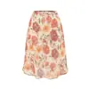 Saia Longa Floral Retro Francesa para Mulheres, Novo Estilo de Verão, Moderna e Versátil, Que Marca o Quadril, Fluida, Saia Elegante