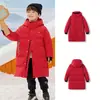 Balabala Roupas Infantis, Jaquetas de Plumas Infantis, Meninos e Meninas, Roupas de Inverno da Moda, Jaquetas com Capuz Novas, Roupas de Bebê, Fofo