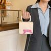 Bolsa Doce Estilo Ocidental Bolsa Feminina 2025 Verão Nova Moda Têxtil Bolsa Pequena Quadrada Versátil Casual Ombro Transversal