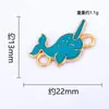 Serie Oceánica DIY Ballena y Delfín Accesorios Creativos para Pulseras Decorativas, Venta Directa del Fabricante, Se Pueden Mezclar y Enviar a Través de Fronteras