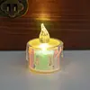 Luz de Vela Electrónica Mini LED, Luz de Atmósfera Romántica Simulada, Regalos de Halloween y Navidad, Suministro Transfronterizo
