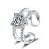 Fabricante de joyas de boda con anillos de circón de Wishebay, estación independiente de suministro transfronterizo de Amazon, disponible en stock.