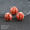 Jingdezhen Glaseado de Flores Sandía Cuentas de Cerámica 16mm Pulsera Collar Accesorios Cuentas Calabaza Agujero Grande Material DIY Cuentas Sueltas