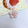 Acessórios Florais Pequenos Coloridos com Padrão de Linhas Múltiplas Acessórios de Cabelo para Crianças Roupas de Boneca DIY Decoração de Bolsa