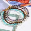 Amazon Transfronterizo Cadena para Clavícula Estilo Europeo y Americano Gravilla Natural Dulce 26 Letras Concha Turquesa Collar al por Mayor