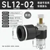 Cilindro Neumático Conector Rápido de Cánula Válvula de Flujo Ajustable Sl4-M5/6-01/8-02/10-03/1 Metabo