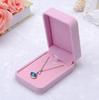 [Caja de terciopelo rosa] caja para anillo, caja para pendientes, caja para collar, caja para pulsera, caja de alta gama, entrega en una sola pieza, envío especial