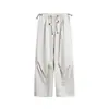 Yidao Vintage 2026 Primavera Nuevo Estilo High Street Americano Color Sólido Pantalones Paracaidistas para Hombre Retro Sueltos Pierna Ancha Casuales