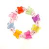 Pulsera de Flor de Cristal de Imitación para Niños Pulsera Elástica con Cuentas de Flores Flor de Dibujos Animados Mariposa Pulsera para Niñas Juguete para Niña Pequeña