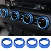 Tacoma ar condicionado AC interruptor áudio CD botão botão capa decoração compatível para 2016-2021 Toyota