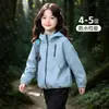Chaqueta cortavientos 3 en 1 para niñas Tutu Elefantito, top de otoño para niños, chaqueta impermeable softshell nueva 2026