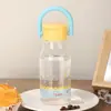 Nueva Taza de Vidrio de Borosilicato, Delgada y Translúcida, Resistente a Altas Temperaturas, Estilo Lindo, Taza Portátil para Mujeres, Venta al por Mayor