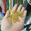 Contas de Vidro Antigas Caqui Caqui Ruyi Abacaxi Pimenta Cereja Contas DIY Feito à Mão Acessórios de Cocar Grampo de Cabelo Dinastia Han